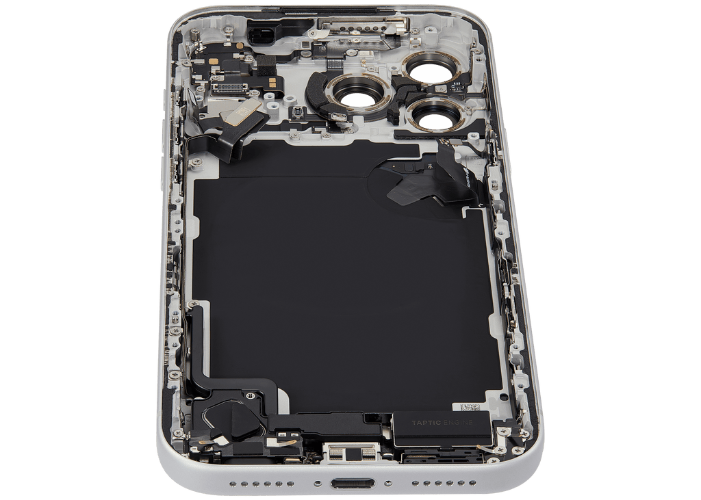 Original Apple-Ausbau B gebraucht – iPhone 17 Pro Max Backcover/Rahmen Silber