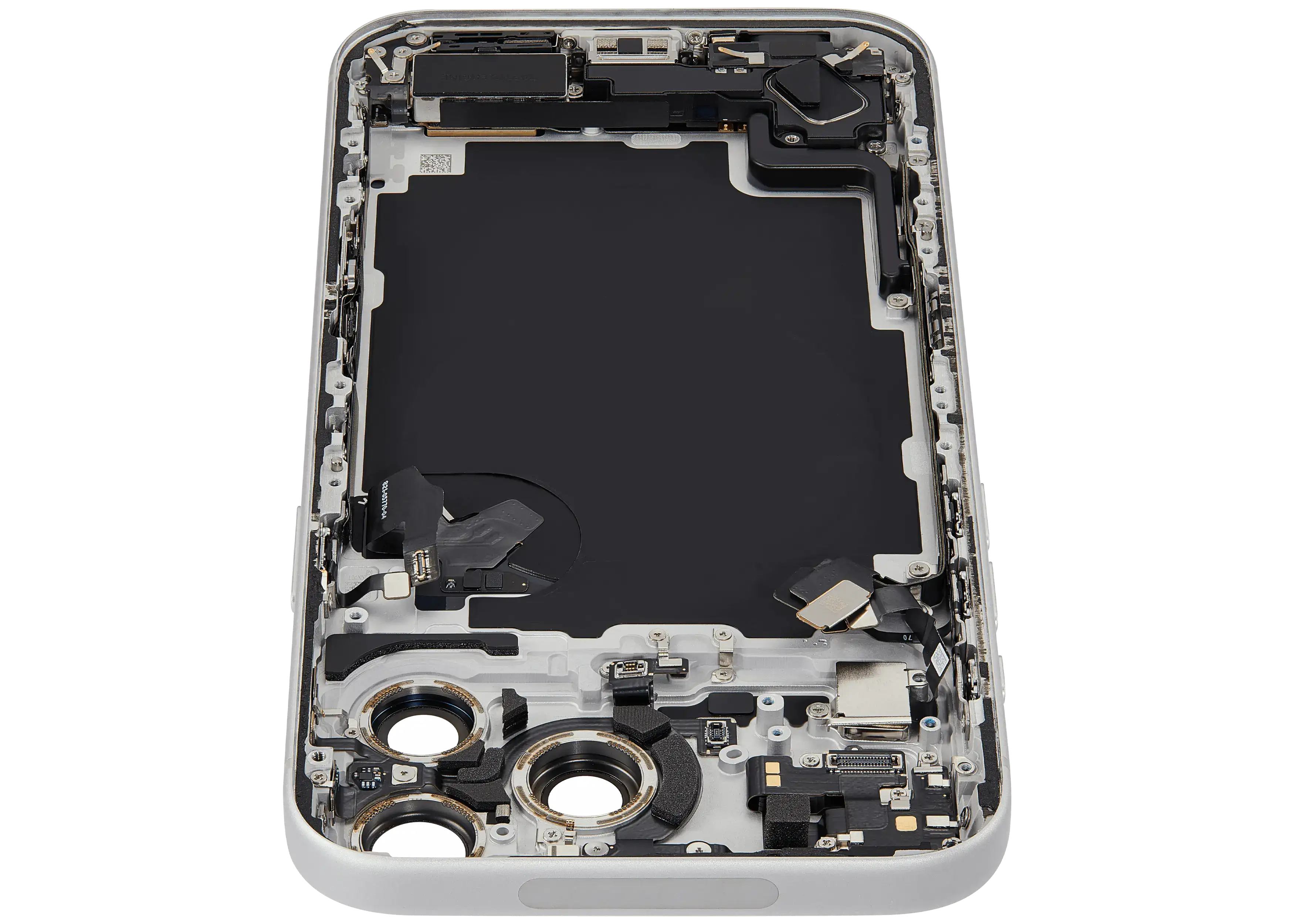 Original Apple-Ausbau B gebraucht – iPhone 17 Pro Max Backcover/Rahmen Silber