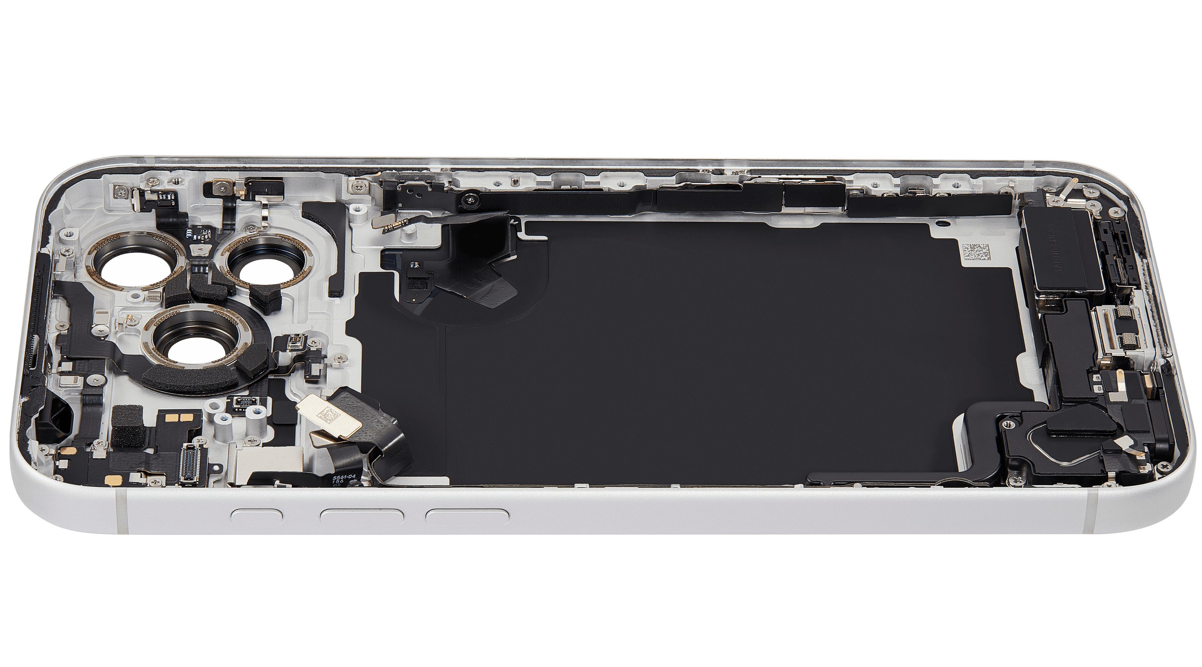Original Apple-Ausbau B gebraucht – iPhone 17 Pro Max Backcover/Rahmen Silber