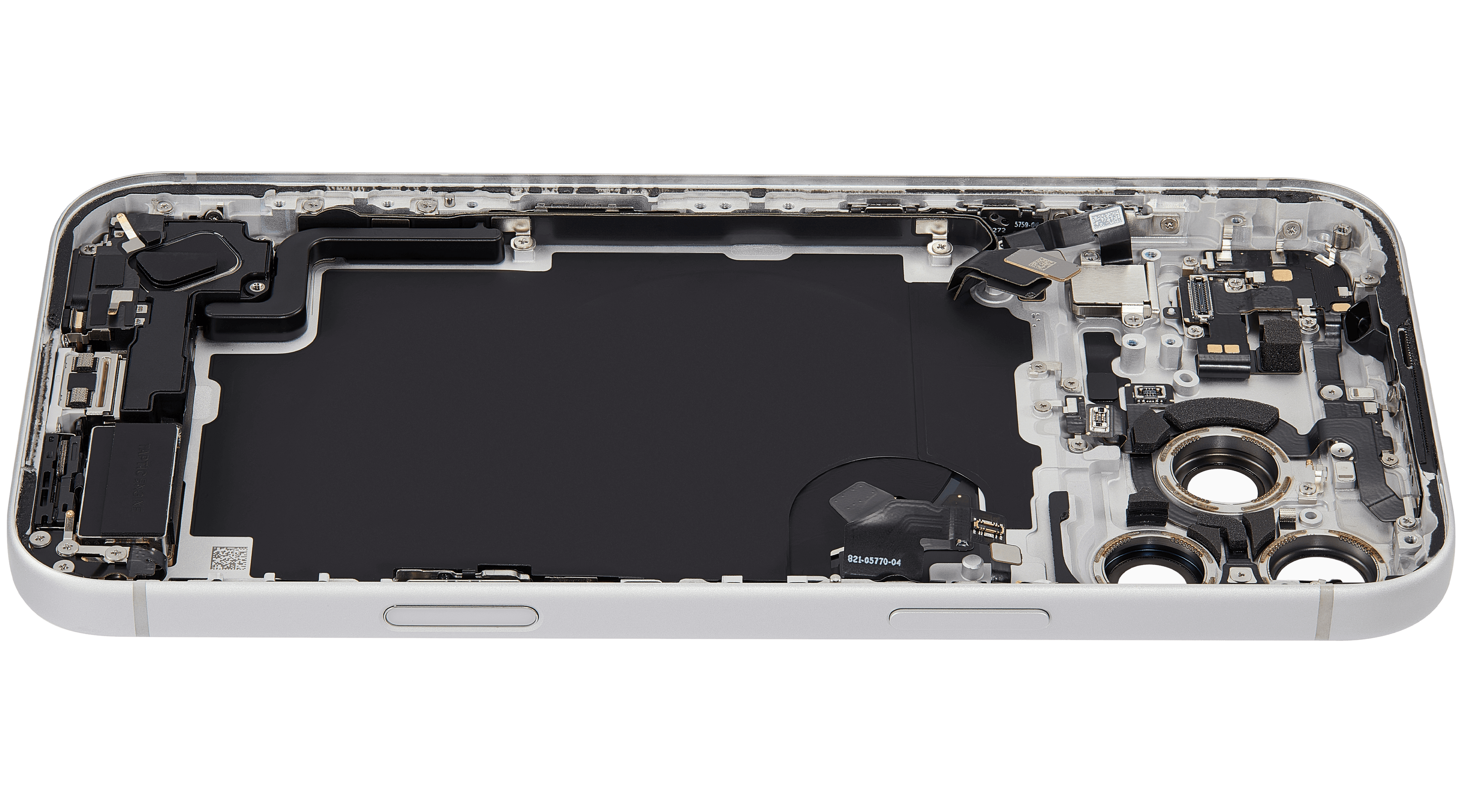 Original Apple-Ausbau B gebraucht – iPhone 17 Pro Max Backcover/Rahmen Silber