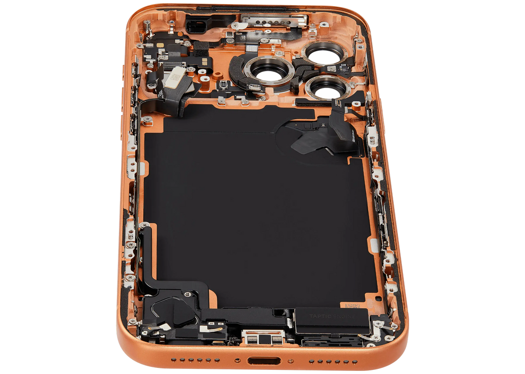 Original Apple-Ausbau B gebraucht – iPhone 17 Pro Backcover/Rahmen Cosmic Orange