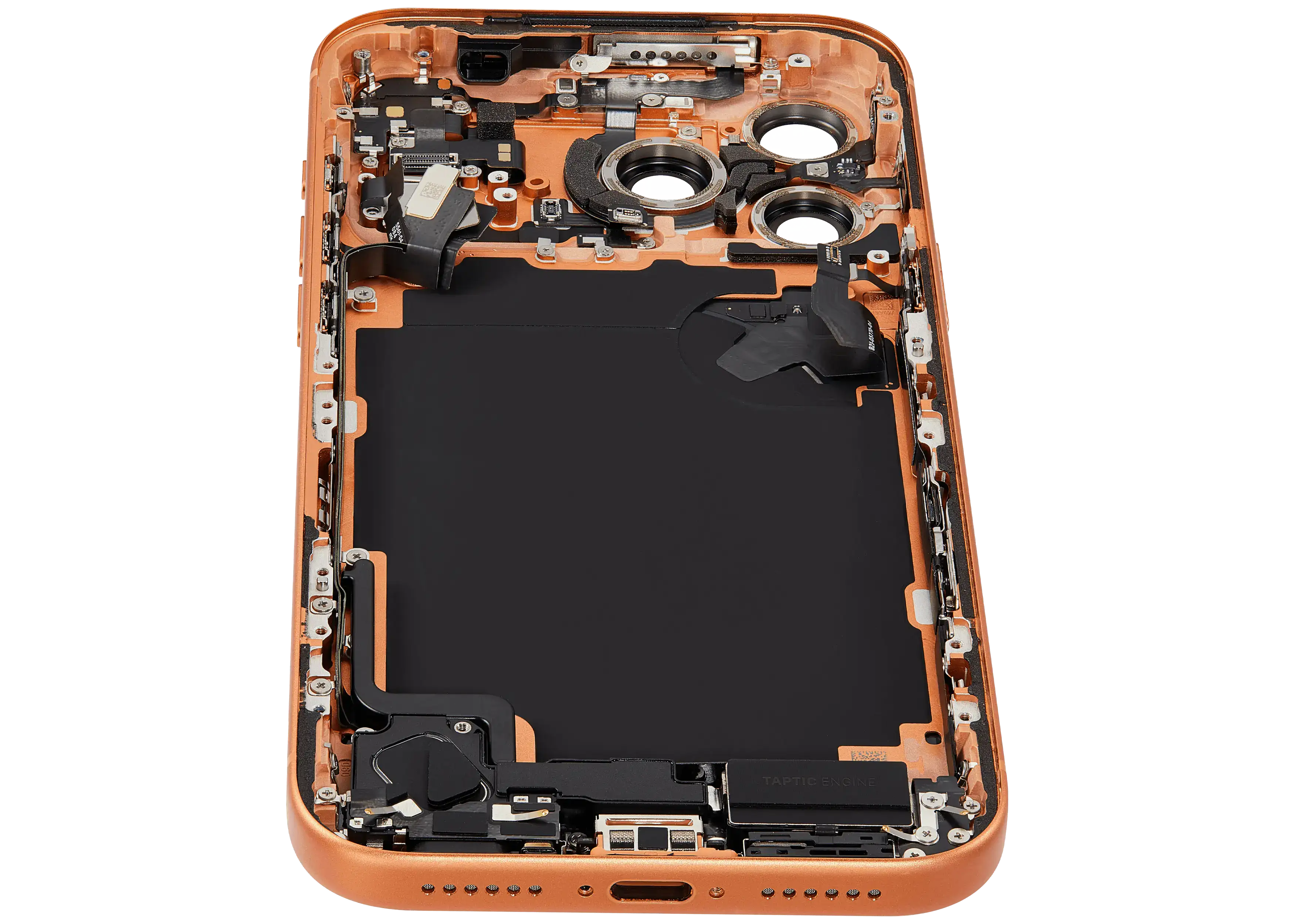 Original Apple-Ausbau B gebraucht – iPhone 17 Pro Backcover/Rahmen Cosmic Orange