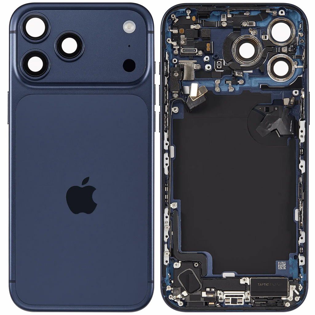 Original Apple-Ausbau B gebraucht – iPhone 17 Pro Max Backcover/Rahmen Deep Blau