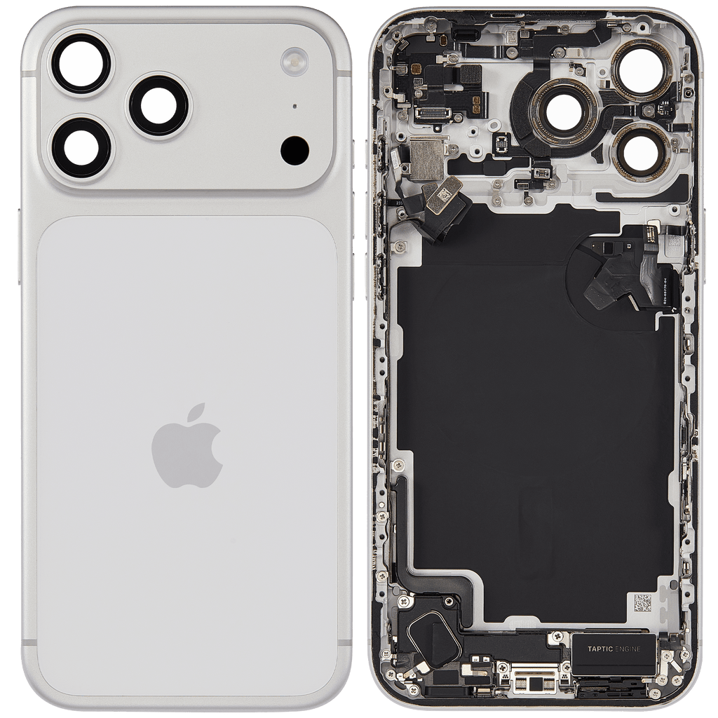 Original Apple-Ausbau C gebraucht – iPhone 17 Pro Max Backcover/Rahmen Silber