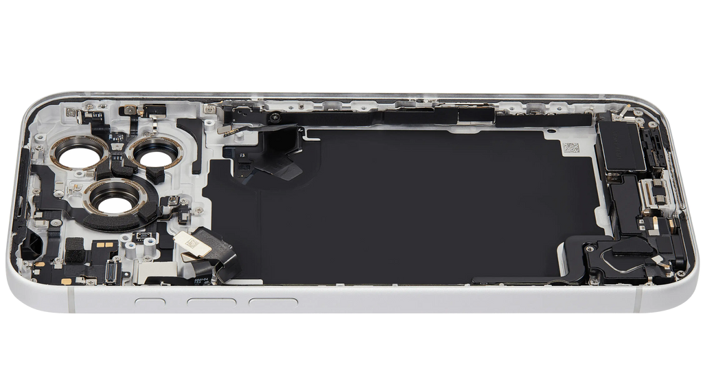 Original Apple-Ausbau C gebraucht – iPhone 17 Pro Max Backcover/Rahmen Silber
