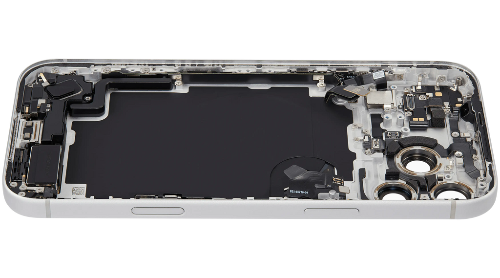 Original Apple-Ausbau C gebraucht – iPhone 17 Pro Max Backcover/Rahmen Silber