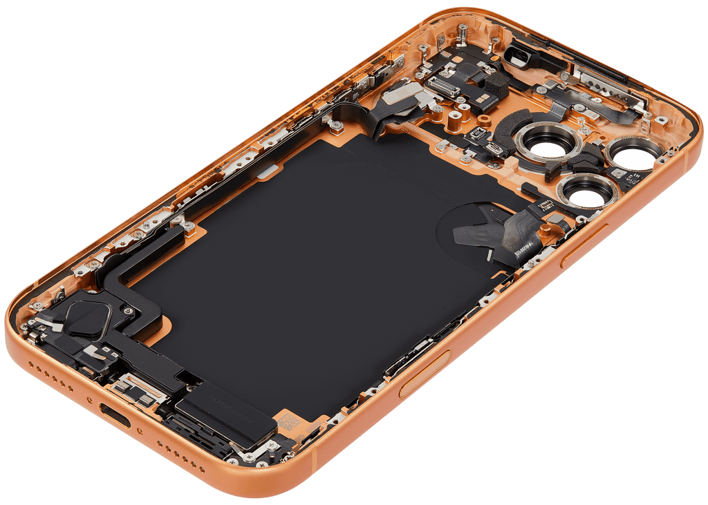 Original Apple-Ausbau C gebraucht – iPhone 17 Pro Backcover/Rahmen Cosmic Orange