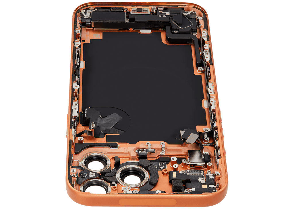 Original Apple-Ausbau C gebraucht – iPhone 17 Pro Backcover/Rahmen Cosmic Orange