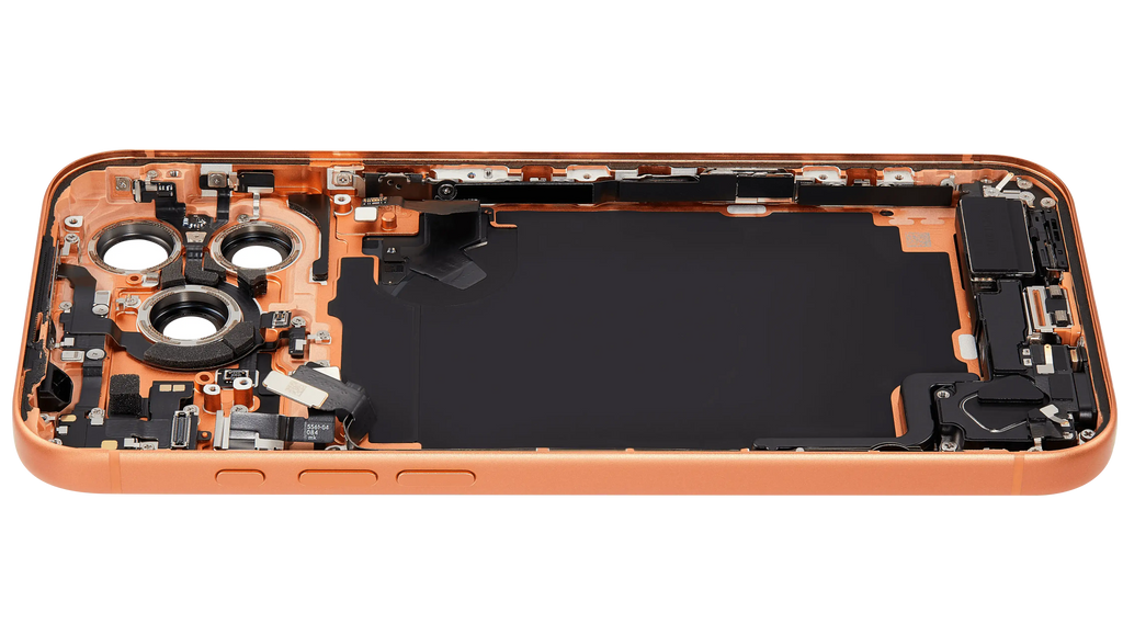 Original Apple-Ausbau C gebraucht – iPhone 17 Pro Backcover/Rahmen Cosmic Orange
