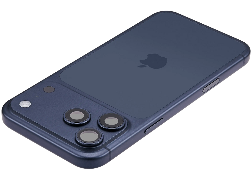 Original Apple-Ausbau C gebraucht – iPhone 17 Pro Max Backcover/Rahmen Deep Blau