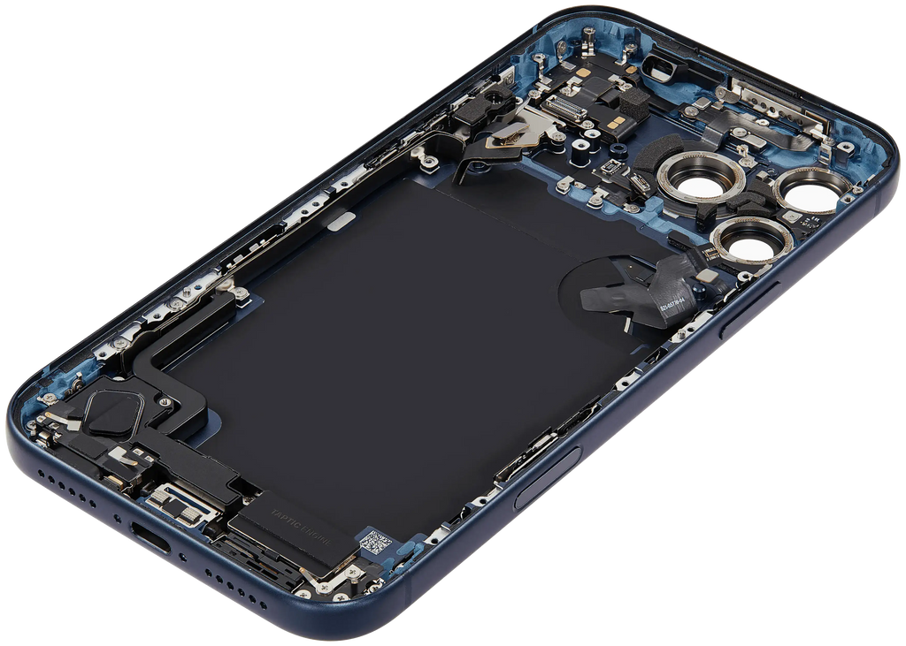 Original Apple-Ausbau C gebraucht – iPhone 17 Pro Max Backcover/Rahmen Deep Blau