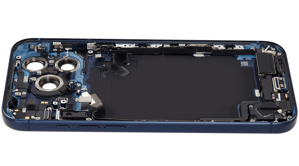 Original Apple-Ausbau C gebraucht – iPhone 17 Pro Max Backcover/Rahmen Deep Blau