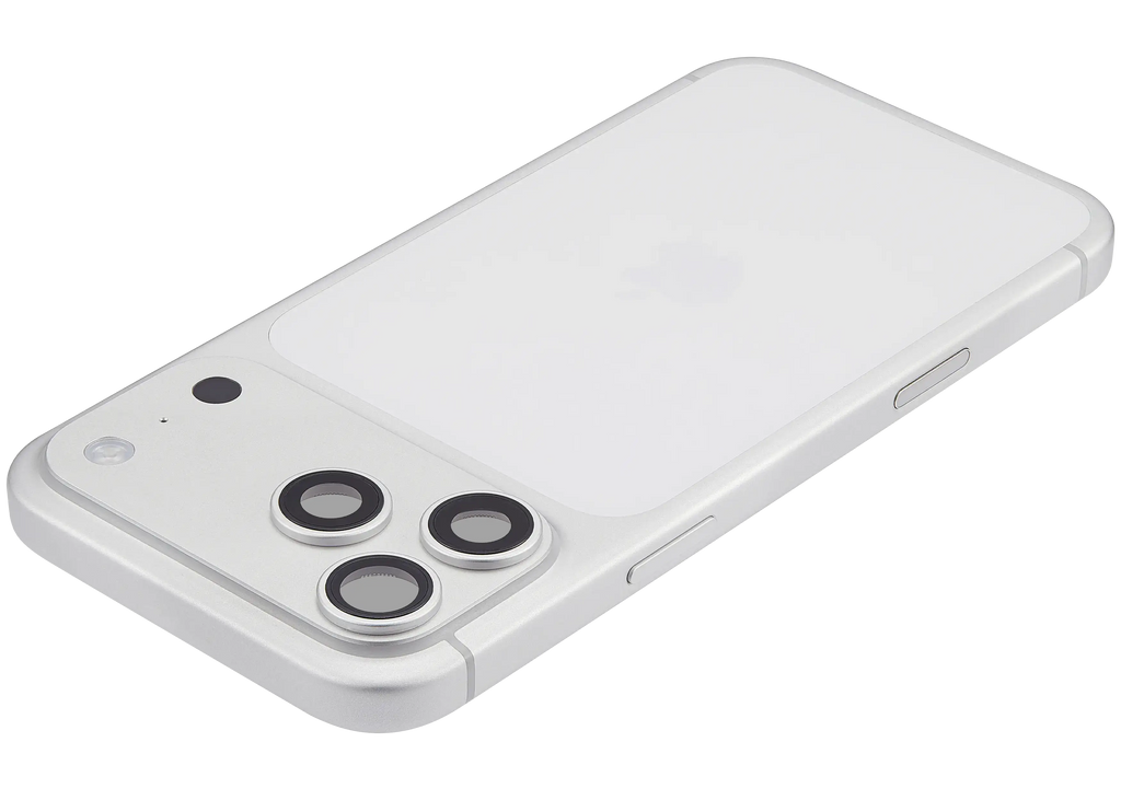 Original Apple-Ausbau B gebraucht – iPhone 17 Pro Max EU Backcover/Rahmen Silber