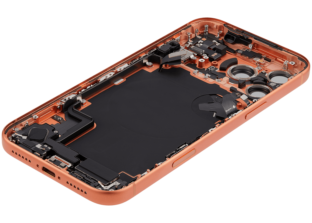 Original Apple-Ausbau B gebraucht – iPhone 17 Pro Backcover/Rahmen Cosmic Orange