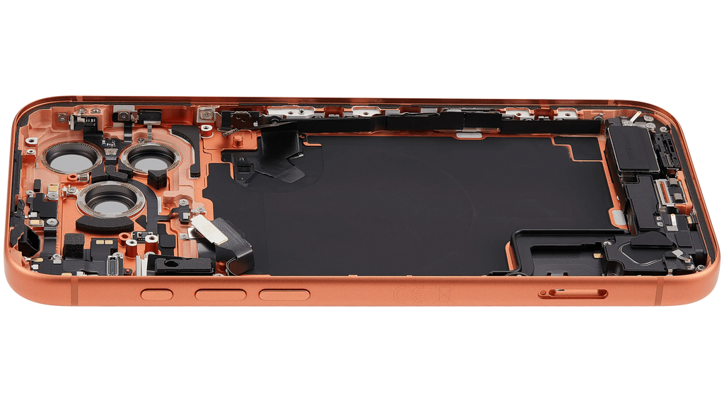 Original Apple-Ausbau B gebraucht – iPhone 17 Pro Backcover/Rahmen Cosmic Orange