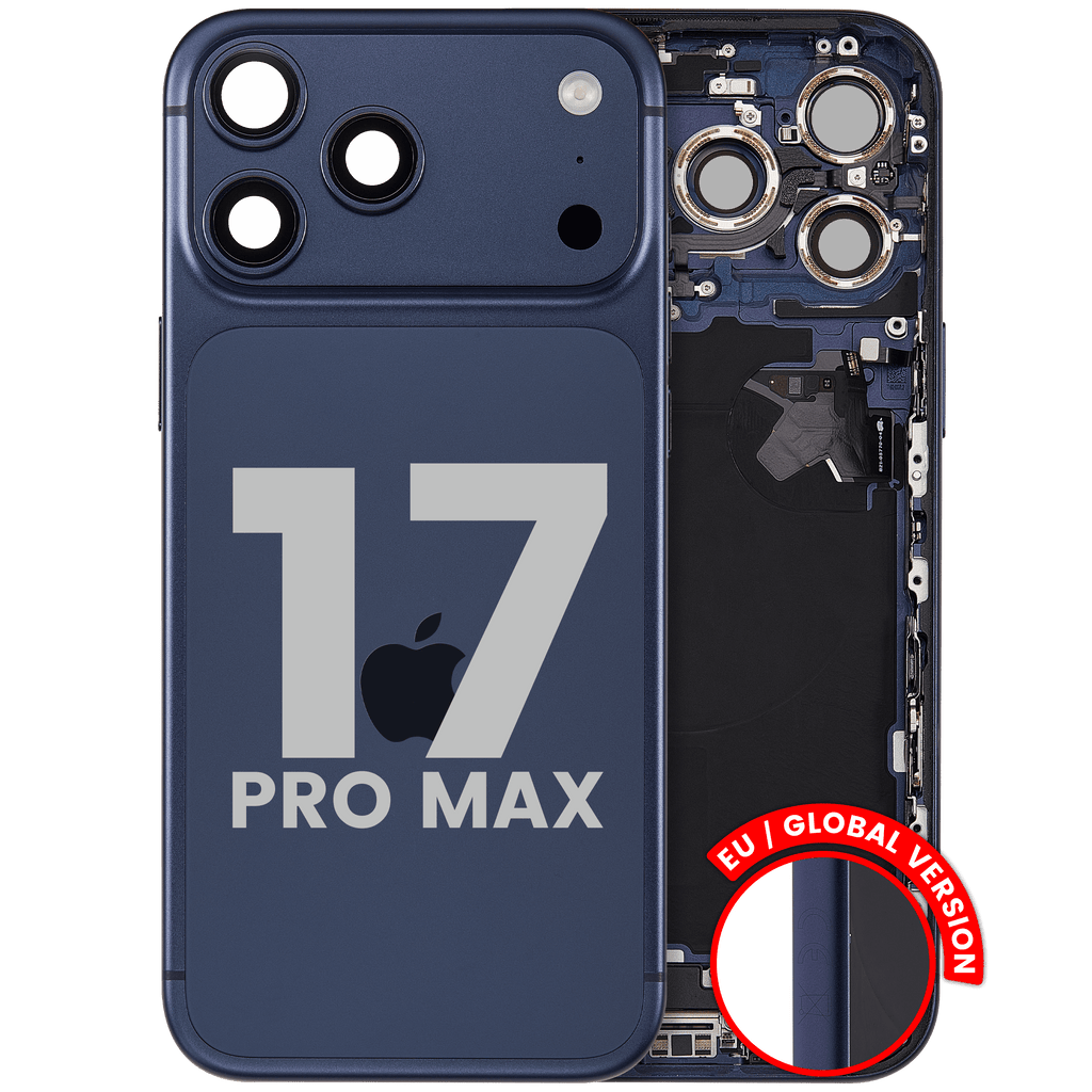Original Apple-Ausbau B gebraucht – iPhone 17 Pro Max Backcover/Rahmen Deep Blau