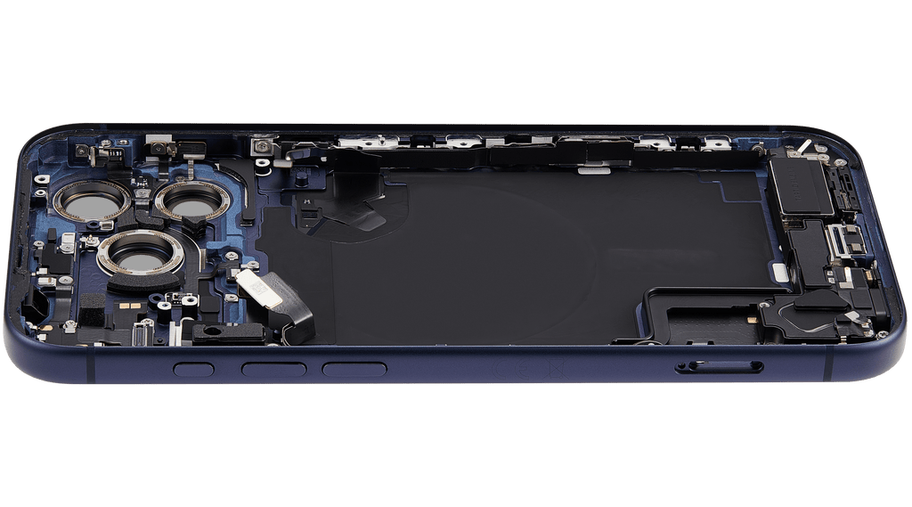Original Apple-Ausbau B gebraucht – iPhone 17 Pro Max Backcover/Rahmen Deep Blau