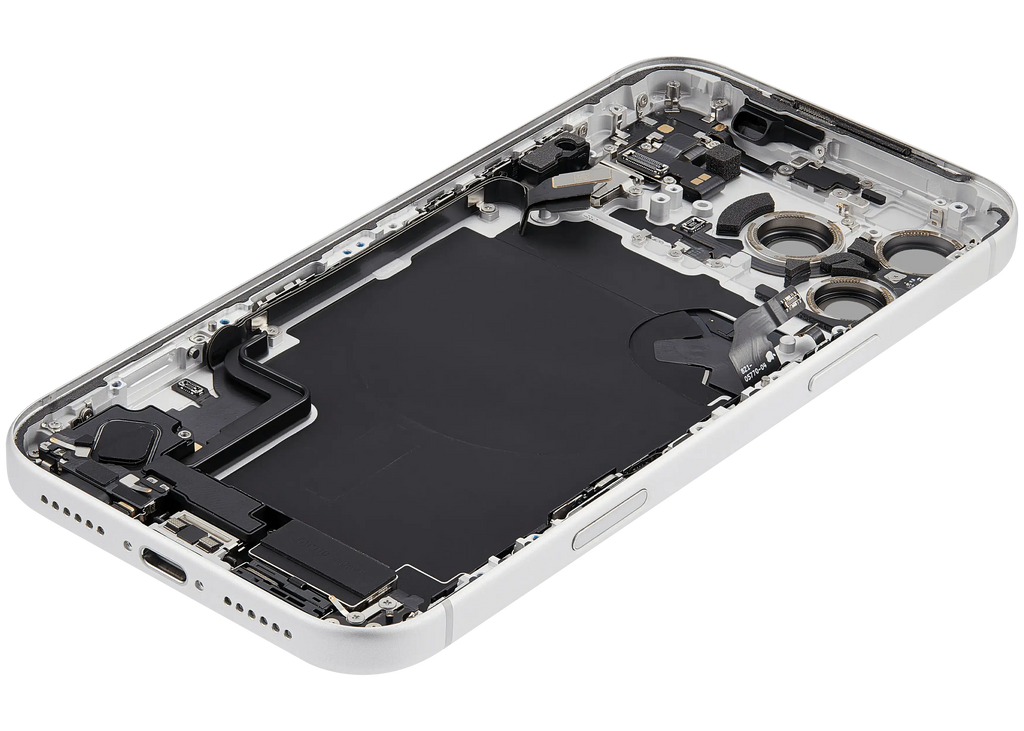 Original Apple-Ausbau C gebraucht – iPhone 17 Pro Max EU Backcover/Rahmen Silber