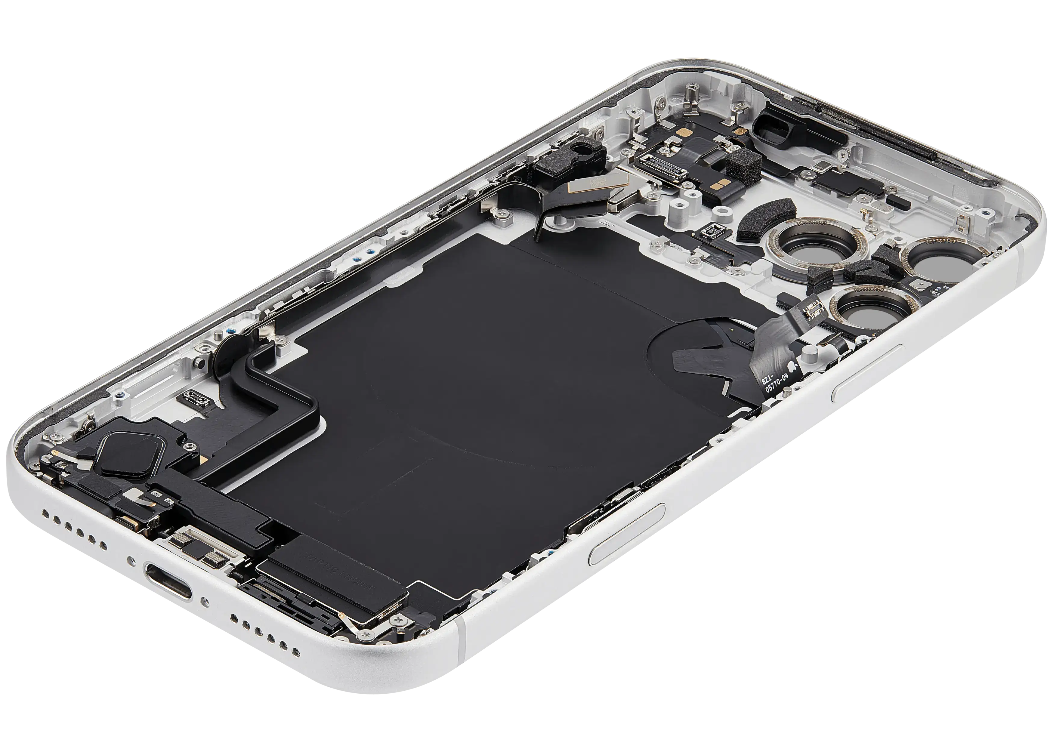 Original Apple-Ausbau C gebraucht – iPhone 17 Pro Max EU Backcover/Rahmen Silber