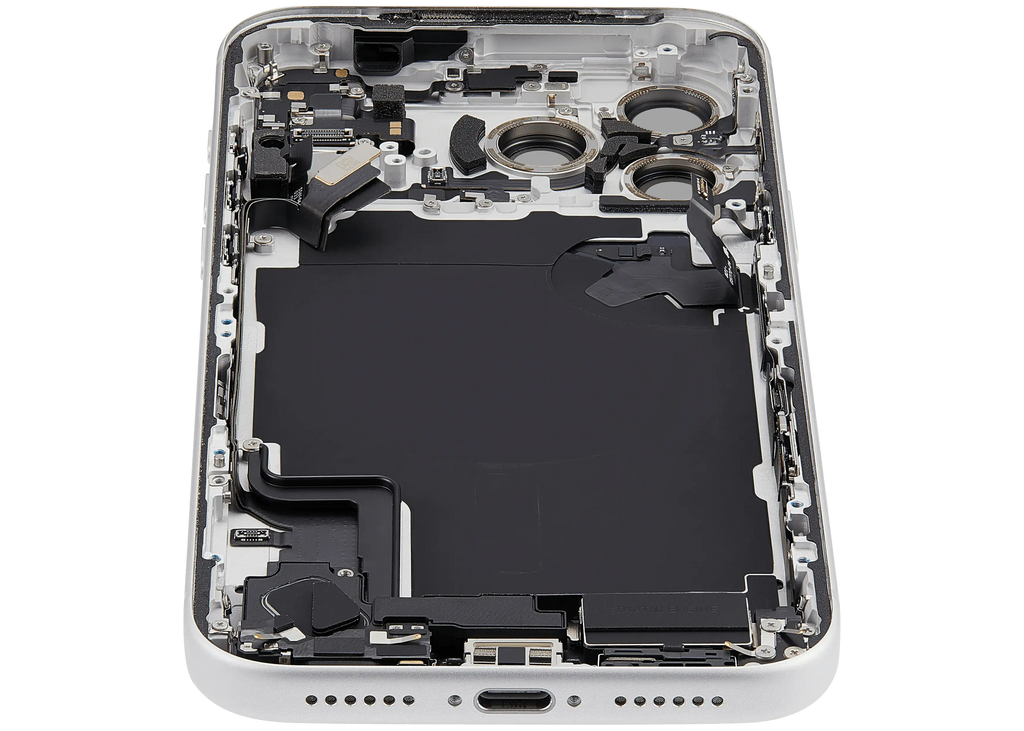 Original Apple-Ausbau C gebraucht – iPhone 17 Pro Max EU Backcover/Rahmen Silber