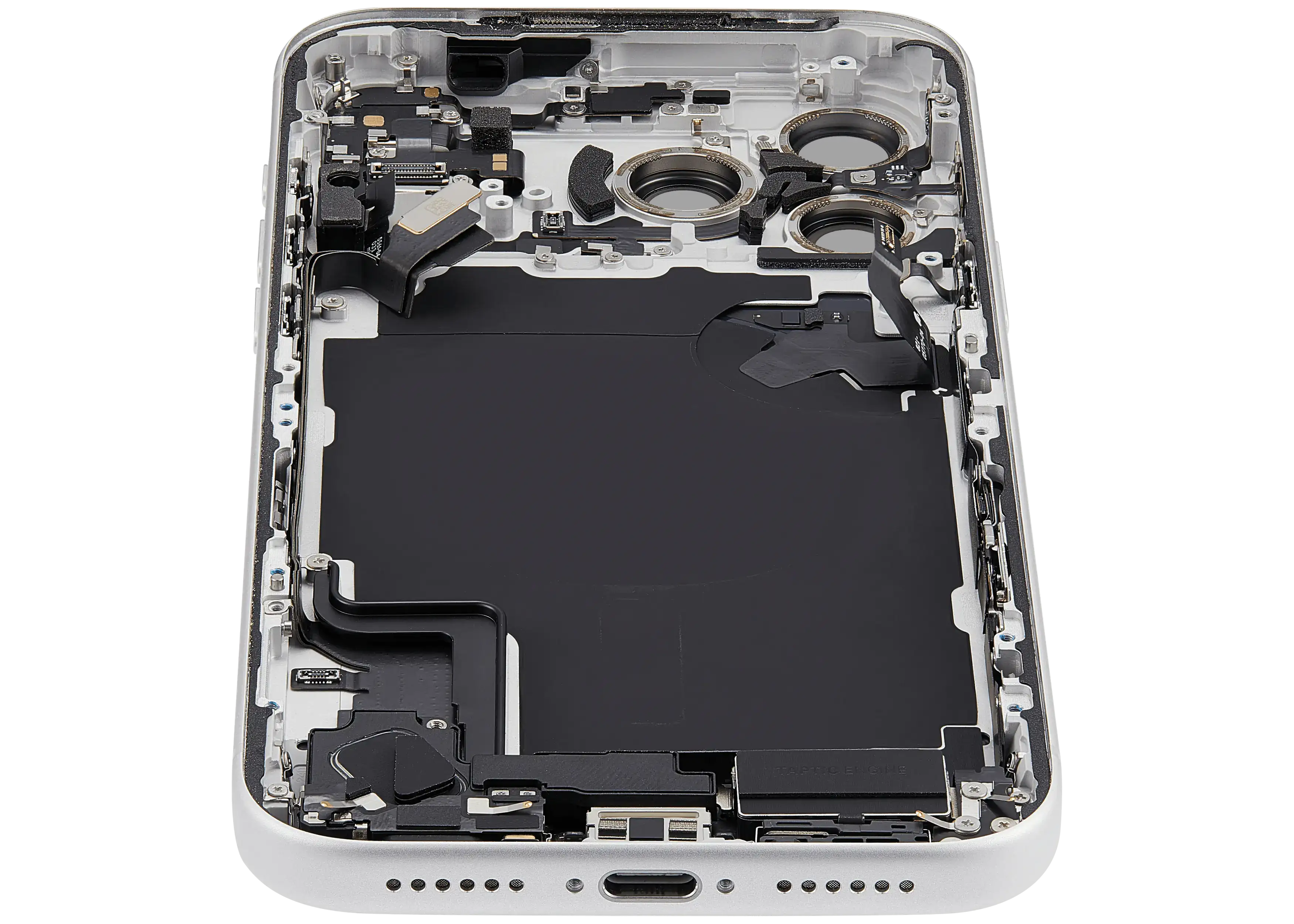 Original Apple-Ausbau C gebraucht – iPhone 17 Pro Max EU Backcover/Rahmen Silber