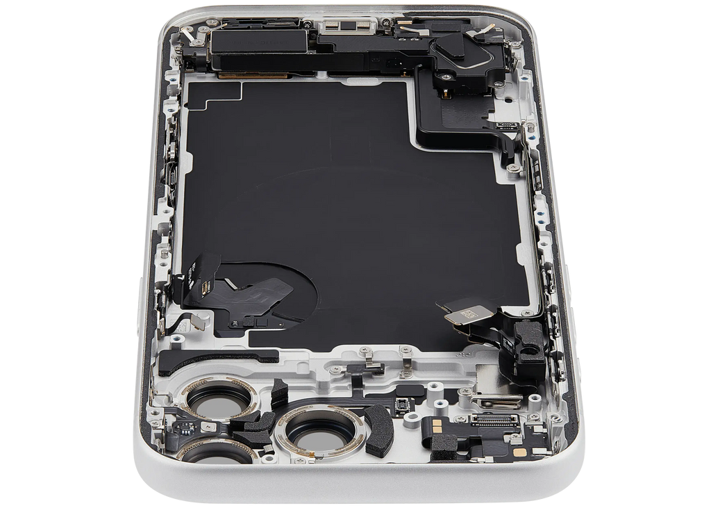 Original Apple-Ausbau C gebraucht – iPhone 17 Pro Max EU Backcover/Rahmen Silber