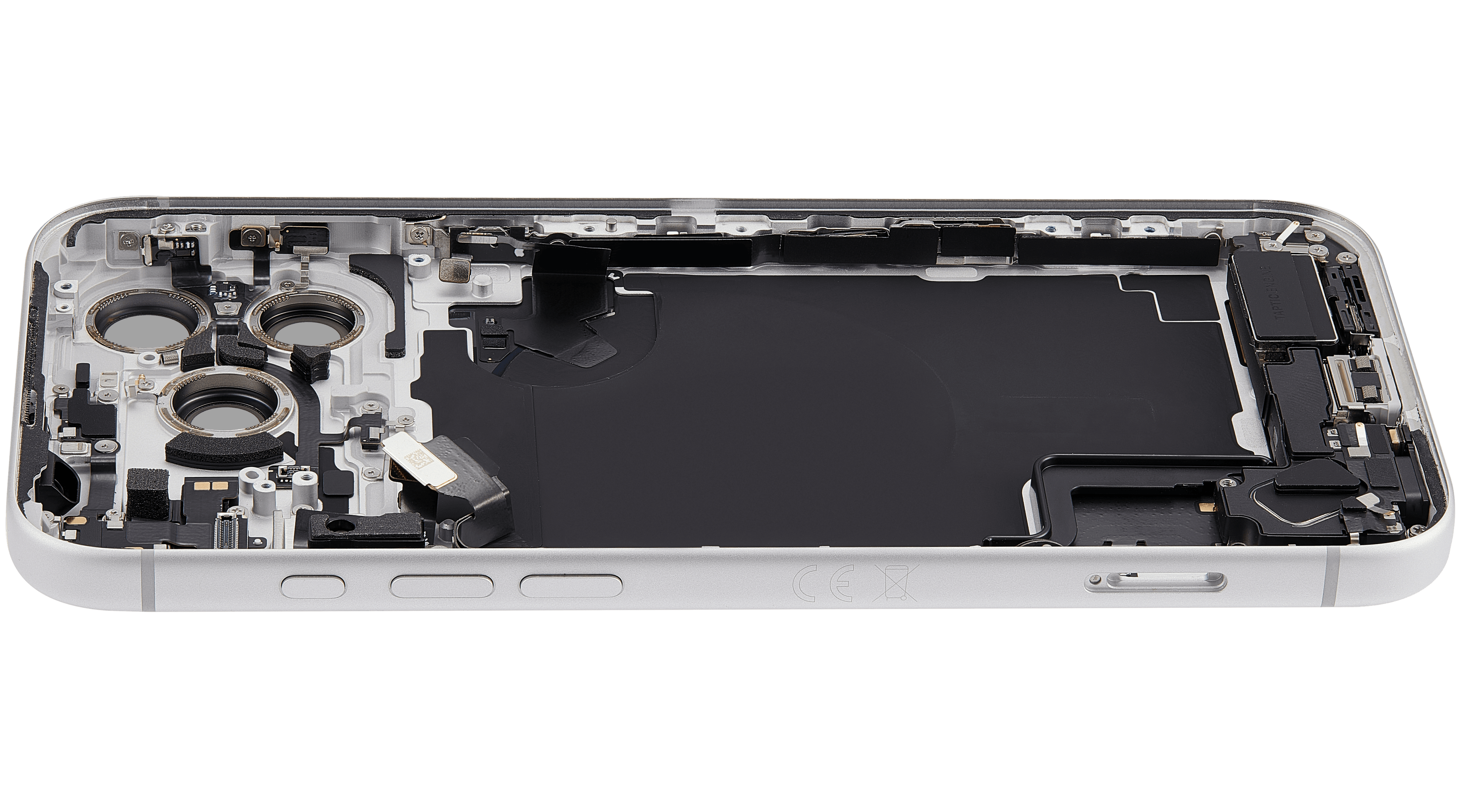 Original Apple-Ausbau C gebraucht – iPhone 17 Pro Max EU Backcover/Rahmen Silber