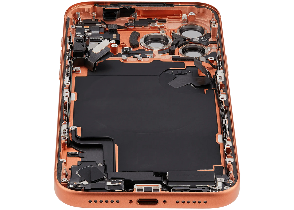 Original Apple-Ausbau C gebraucht – iPhone 17 Pro Backcover/Rahmen Cosmic Orange