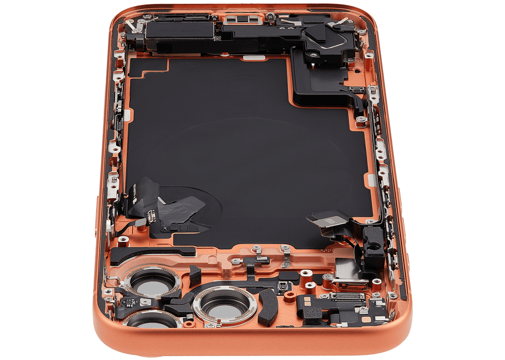 Original Apple-Ausbau C gebraucht – iPhone 17 Pro Backcover/Rahmen Cosmic Orange