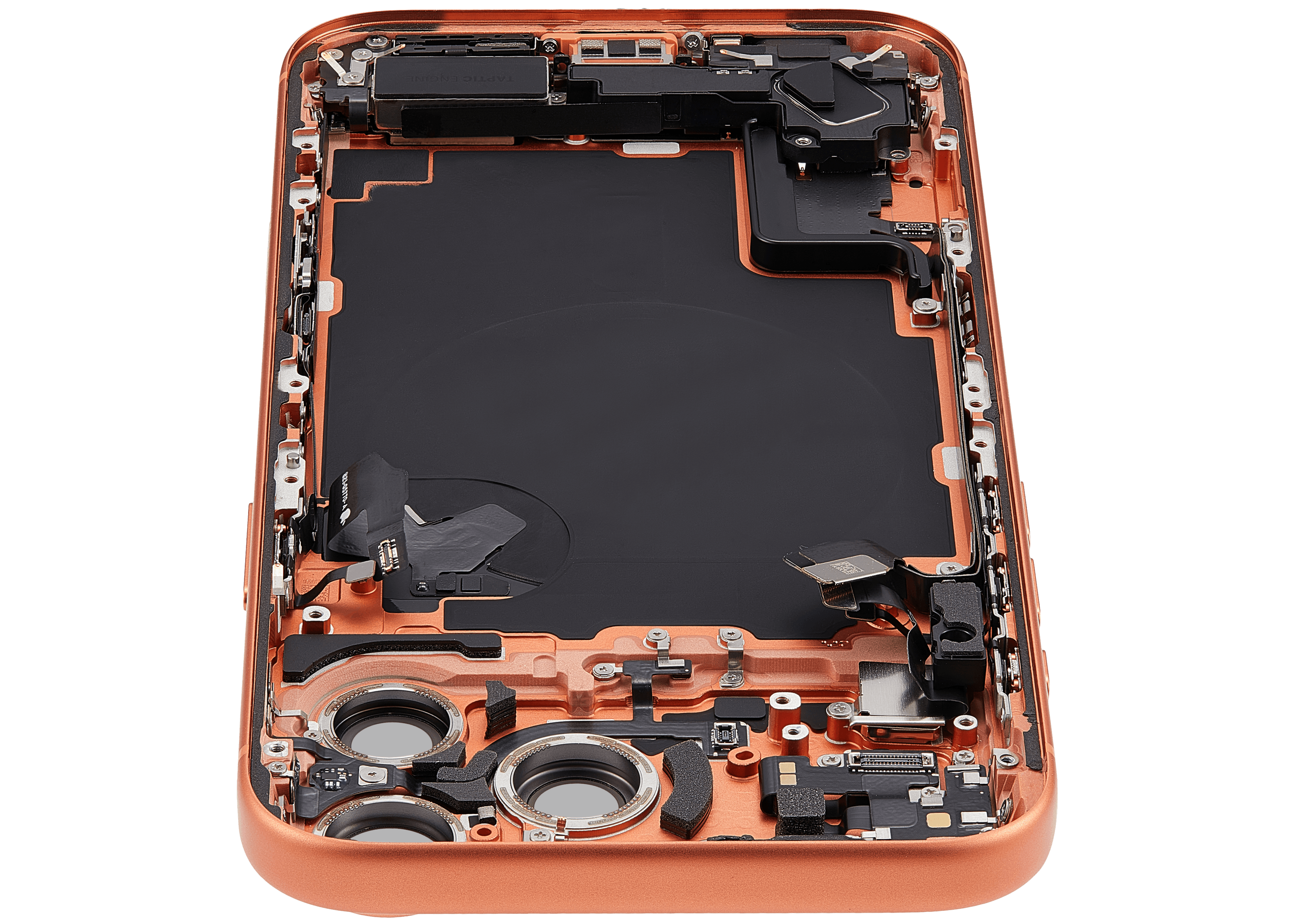 Original Apple-Ausbau C gebraucht – iPhone 17 Pro Backcover/Rahmen Cosmic Orange