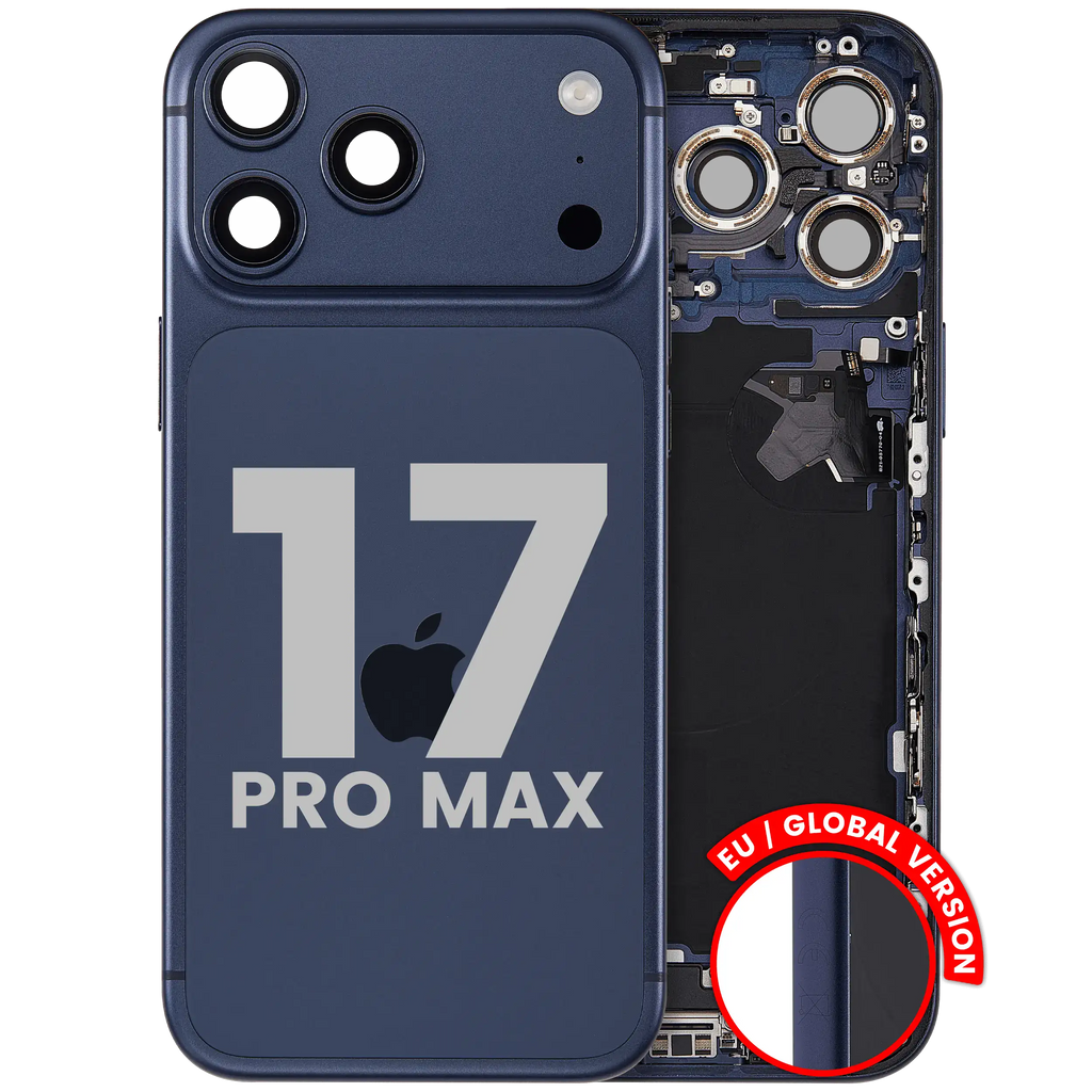 Original Apple-Ausbau C gebraucht – iPhone 17 Pro Max Backcover/Rahmen Deep Blau