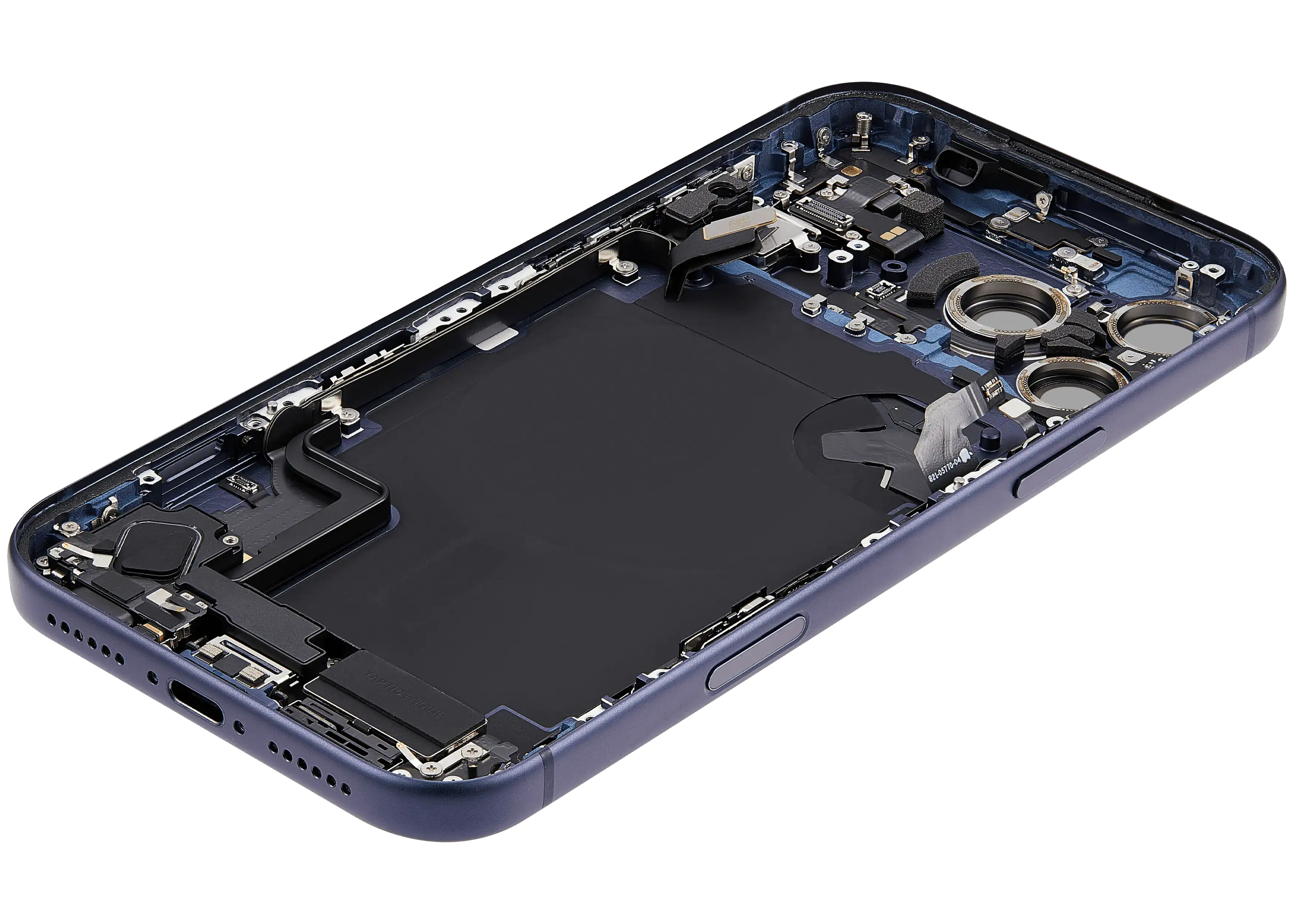 Original Apple-Ausbau C gebraucht – iPhone 17 Pro Max Backcover/Rahmen Deep Blau