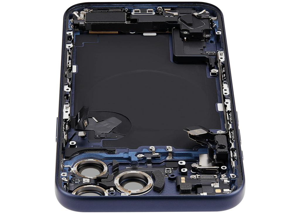 Original Apple-Ausbau C gebraucht – iPhone 17 Pro Max Backcover/Rahmen Deep Blau