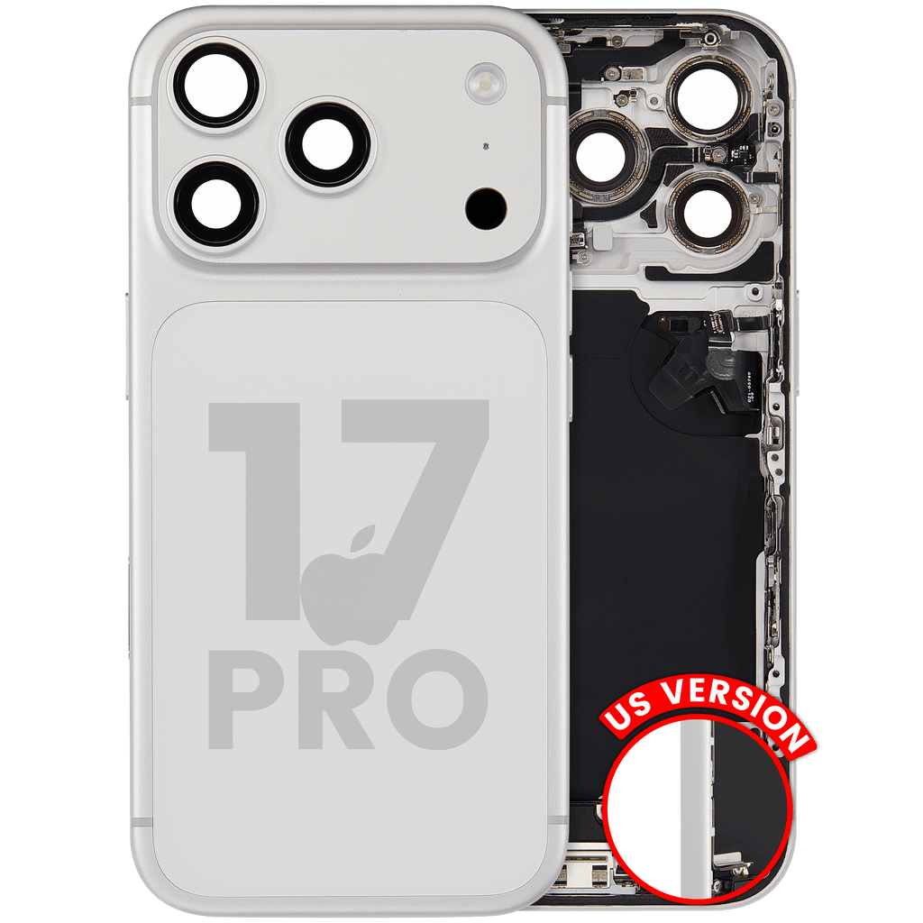 Original Apple-Ausbau B gebraucht – iPhone 17 Pro Backcover/Rahmen Silber