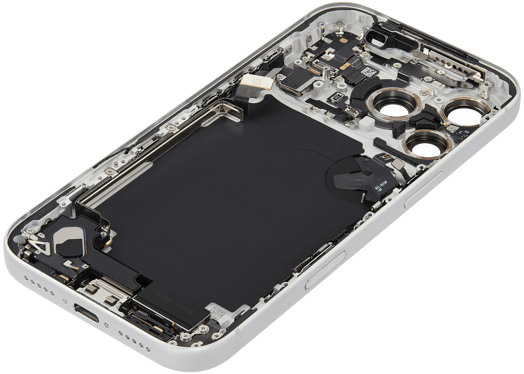 Original Apple-Ausbau B gebraucht – iPhone 17 Pro Backcover/Rahmen Silber