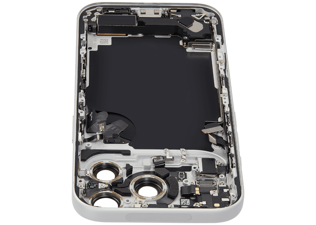 Original Apple-Ausbau B gebraucht – iPhone 17 Pro Backcover/Rahmen Silber