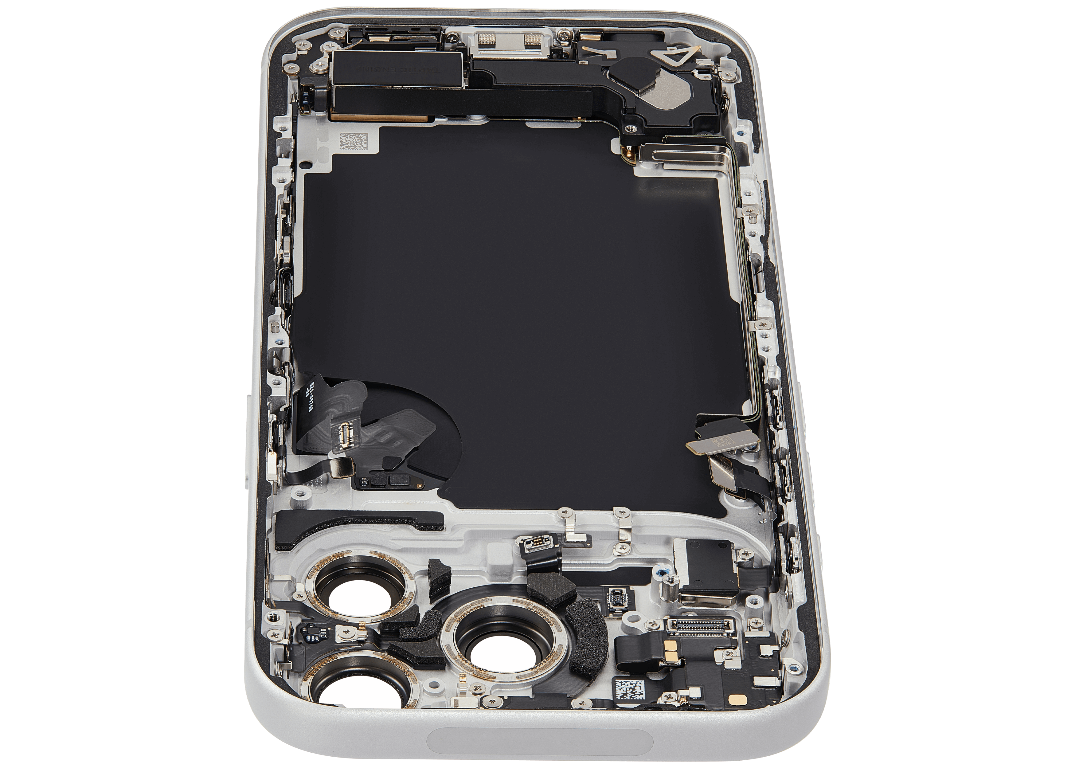 Original Apple-Ausbau B gebraucht – iPhone 17 Pro Backcover/Rahmen Silber