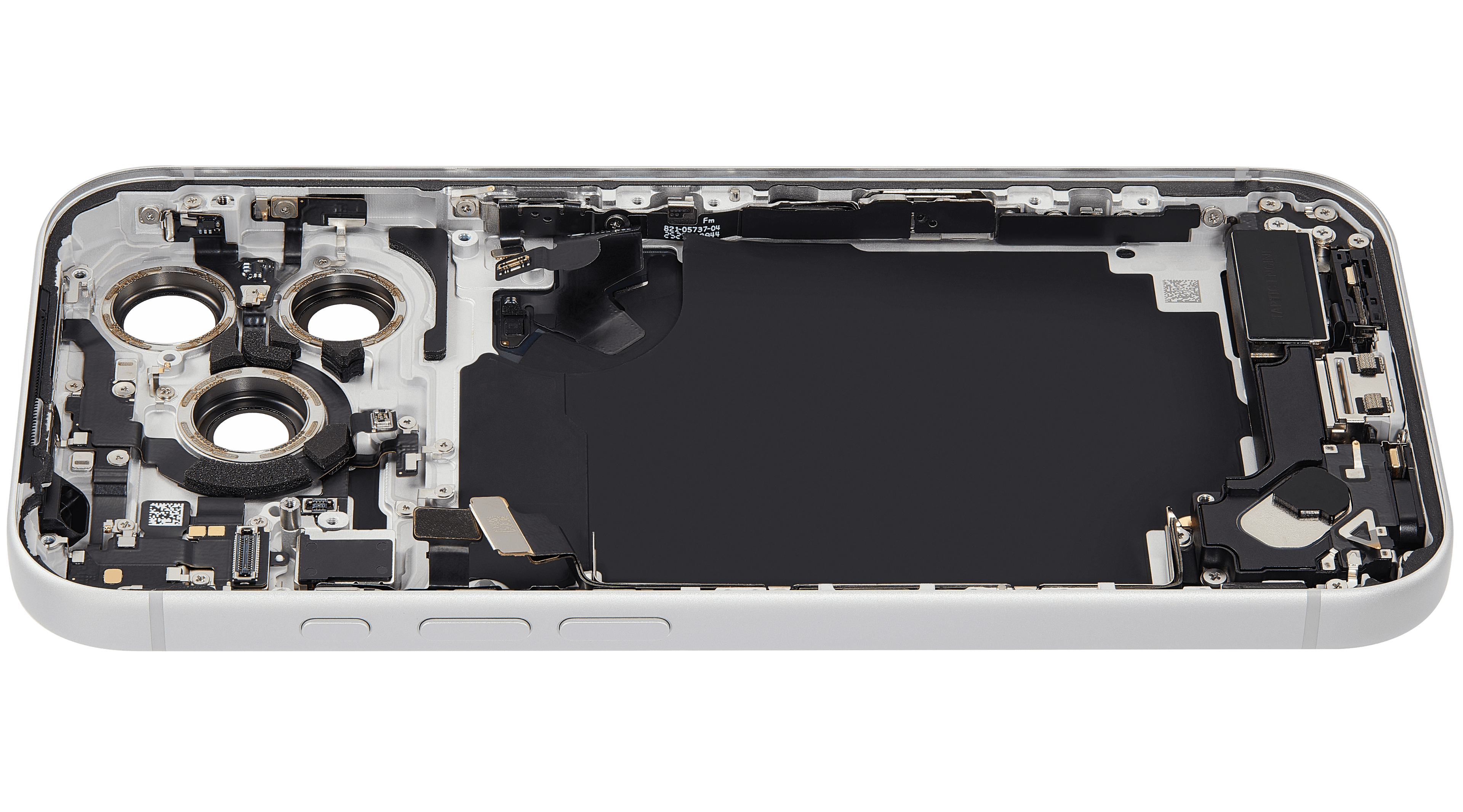 Original Apple-Ausbau B gebraucht – iPhone 17 Pro Backcover/Rahmen Silber