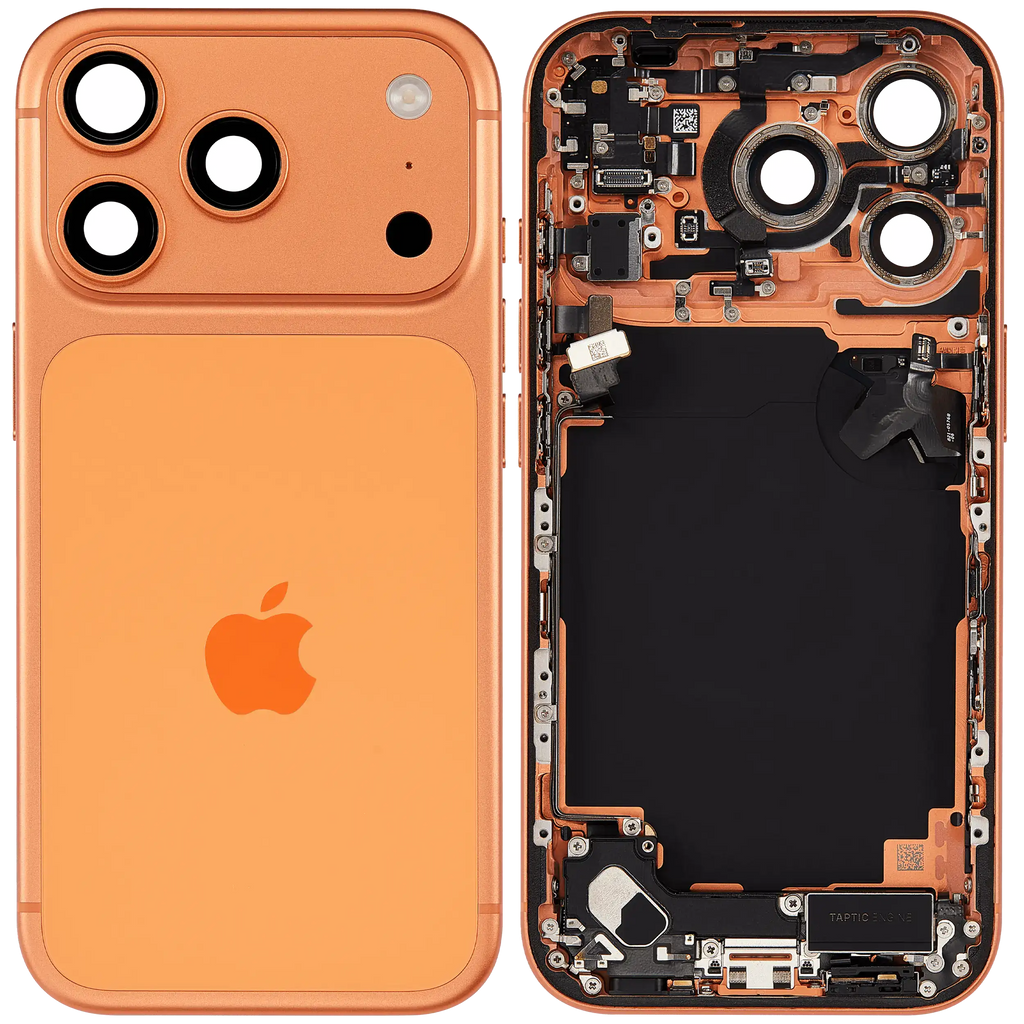 Original Apple-Ausbau B gebraucht – iPhone 17 Pro Backcover/Rahmen Cosmic Orange