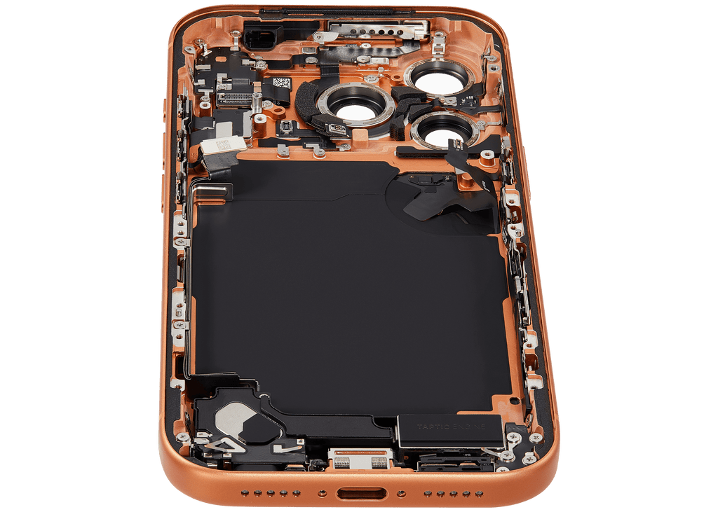 Original Apple-Ausbau B gebraucht – iPhone 17 Pro Backcover/Rahmen Cosmic Orange