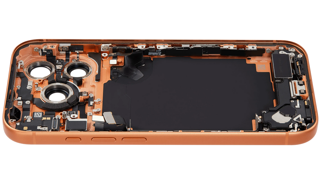 Original Apple-Ausbau B gebraucht – iPhone 17 Pro Backcover/Rahmen Cosmic Orange