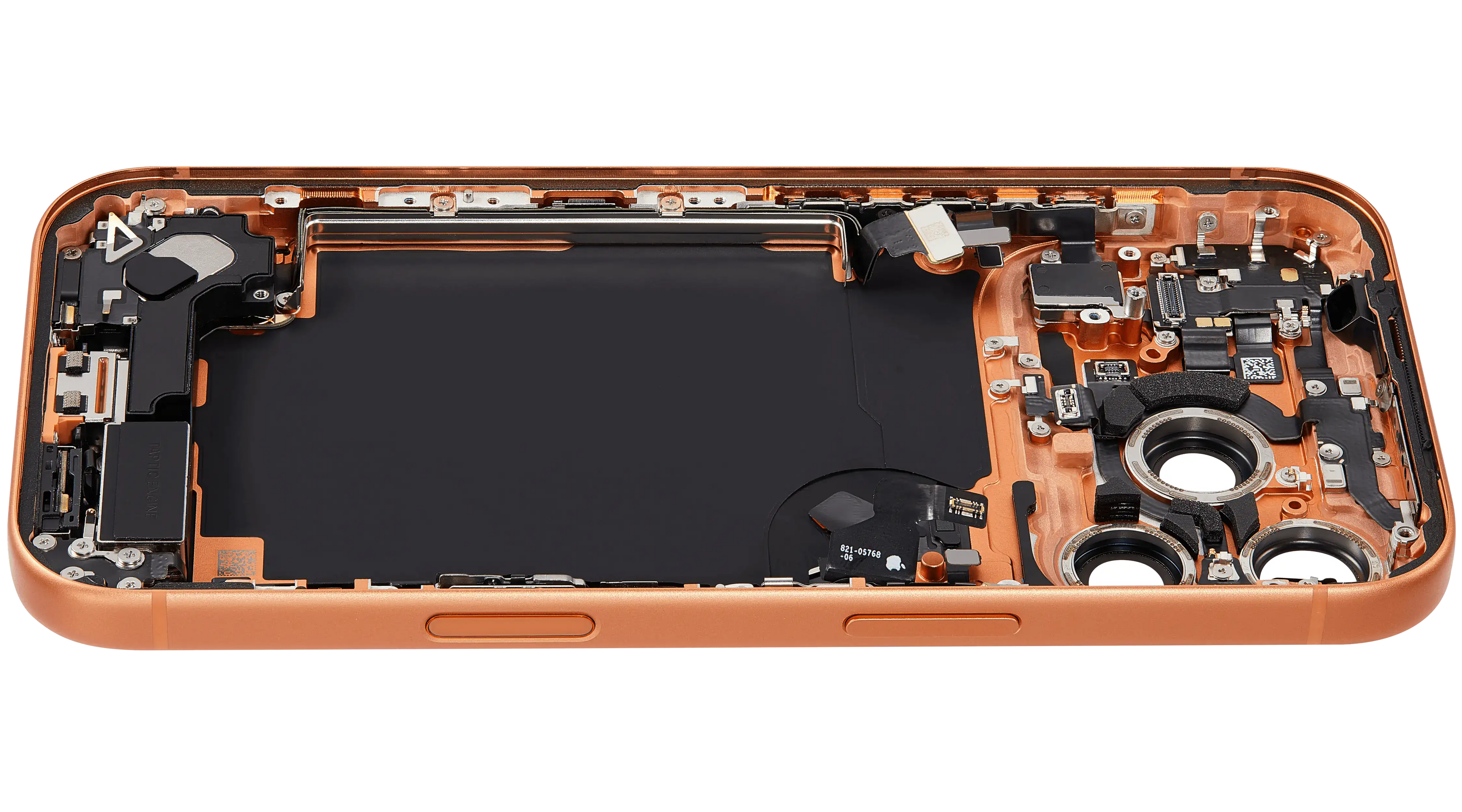 Original Apple-Ausbau B gebraucht – iPhone 17 Pro Backcover/Rahmen Cosmic Orange