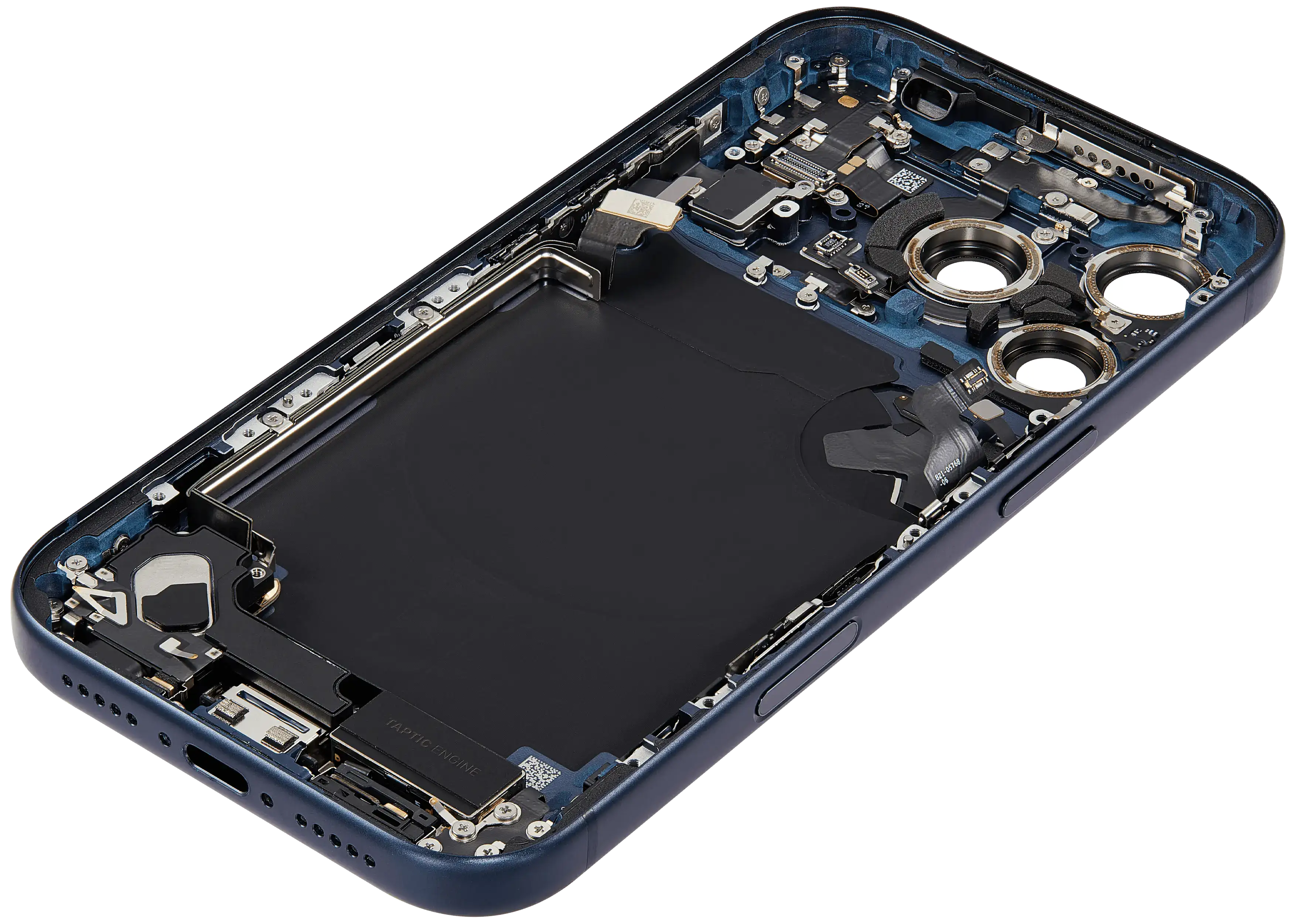 Original Apple-Ausbau B gebraucht – iPhone 17 Pro Backcover/Rahmen Deep Blau