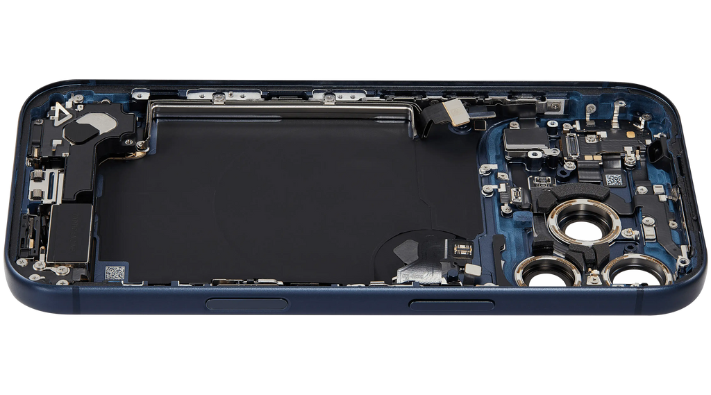 Original Apple-Ausbau B gebraucht – iPhone 17 Pro Backcover/Rahmen Deep Blau
