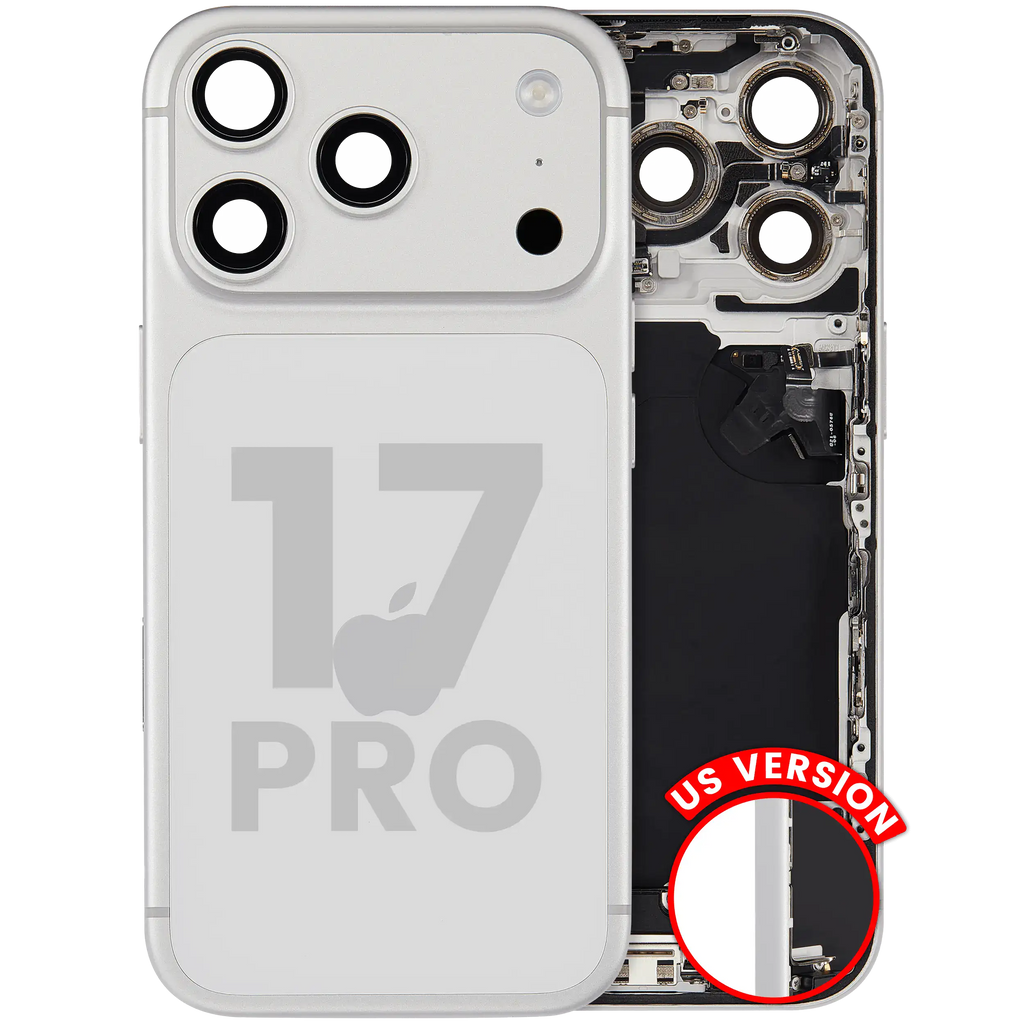 Original Apple-Ausbau C gebraucht – iPhone 17 Pro Backcover/Rahmen Silber