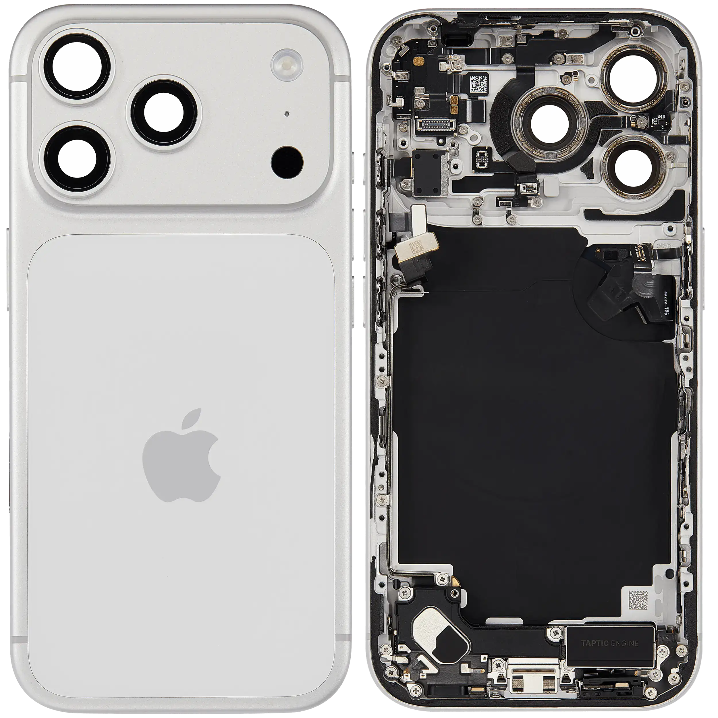 Original Apple-Ausbau C gebraucht – iPhone 17 Pro Backcover/Rahmen Silber