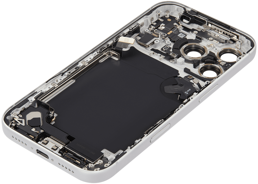 Original Apple-Ausbau C gebraucht – iPhone 17 Pro Backcover/Rahmen Silber