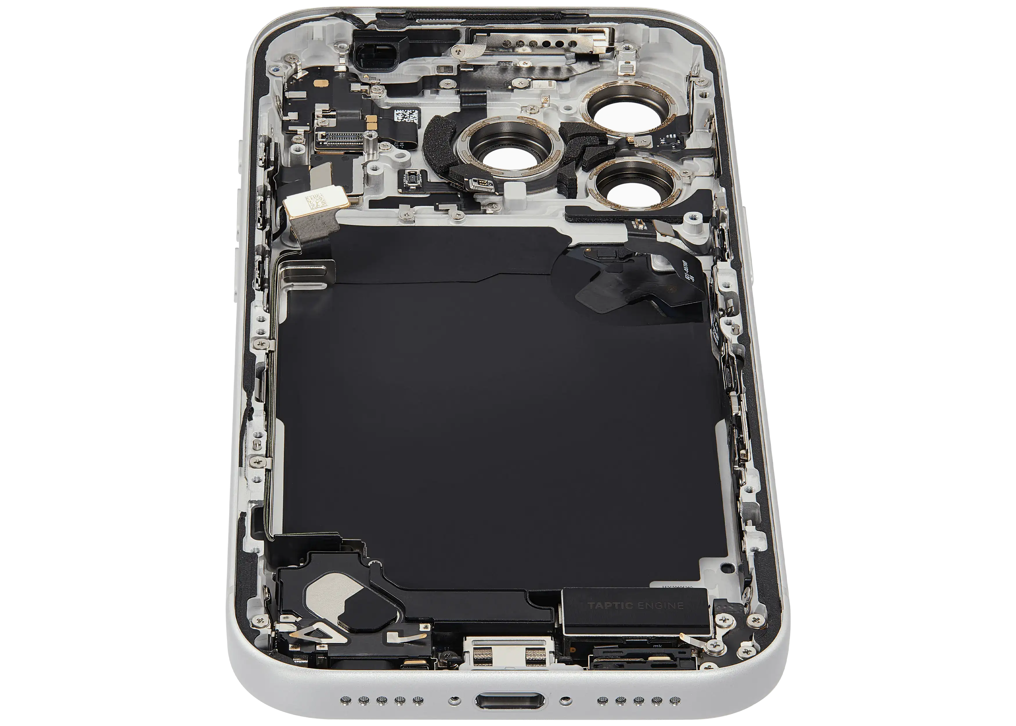 Original Apple-Ausbau C gebraucht – iPhone 17 Pro Backcover/Rahmen Silber