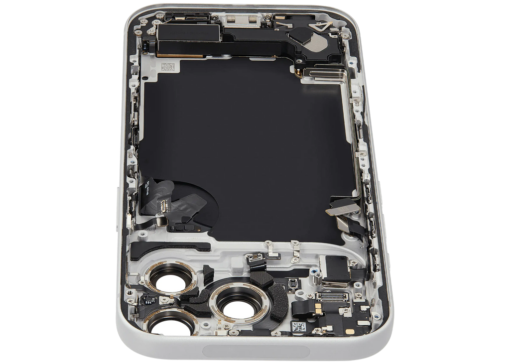 Original Apple-Ausbau C gebraucht – iPhone 17 Pro Backcover/Rahmen Silber