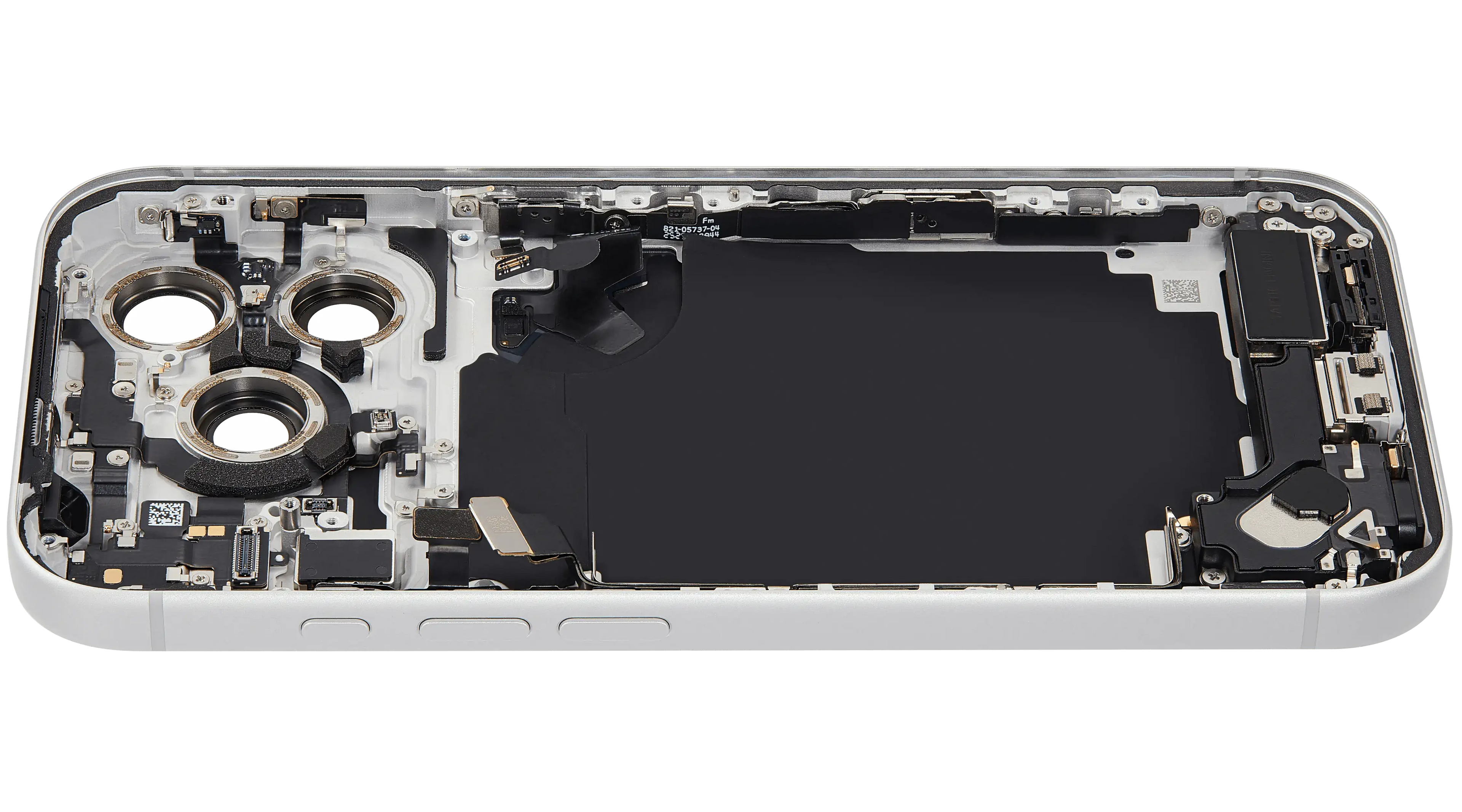 Original Apple-Ausbau C gebraucht – iPhone 17 Pro Backcover/Rahmen Silber